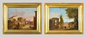 Vedute con architetture di fantasia